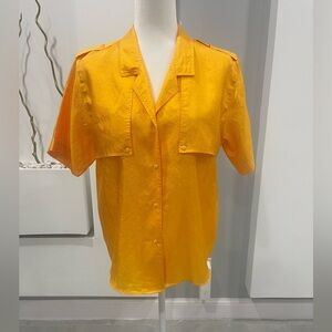 Women's Orange Blouse